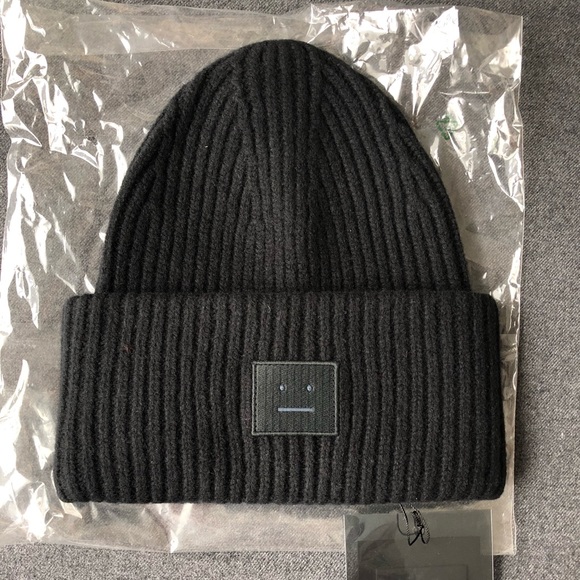 NWT Acne Studios Pansy Face Beanie - Picture 2 of 6